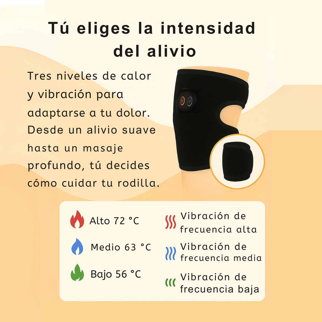 Masajeador con Calefaccion y Vibracion Relajante