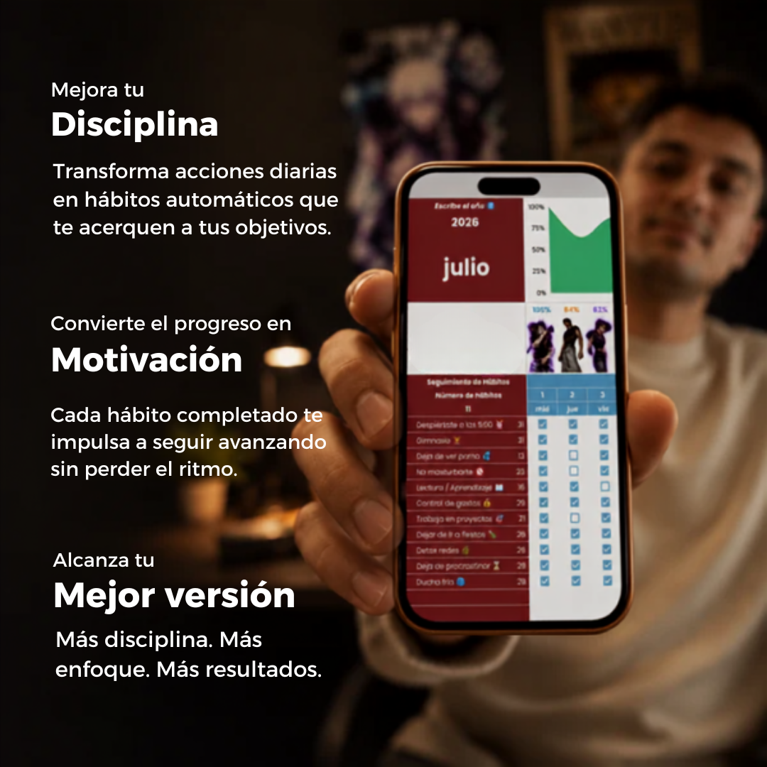 Plantilla de Hábitos para Excel y Sheets